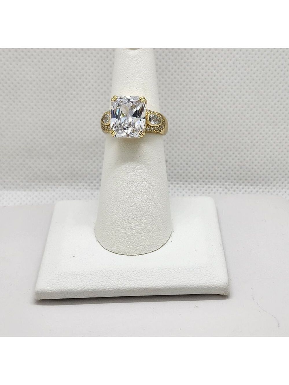 Brand New Sterling Silver 925 Rectangle Gemstone Ring